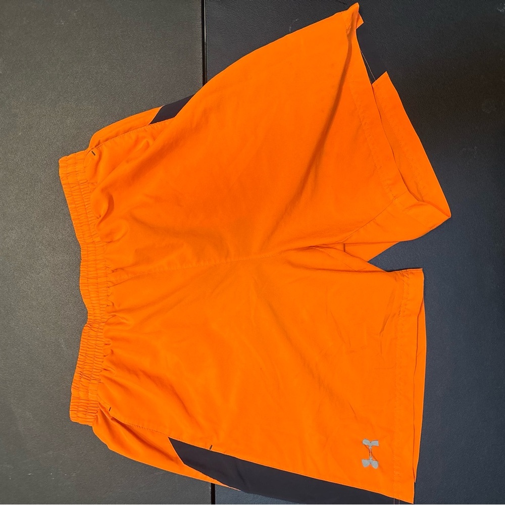 LG Men's Bright Orange Athletic Shorts